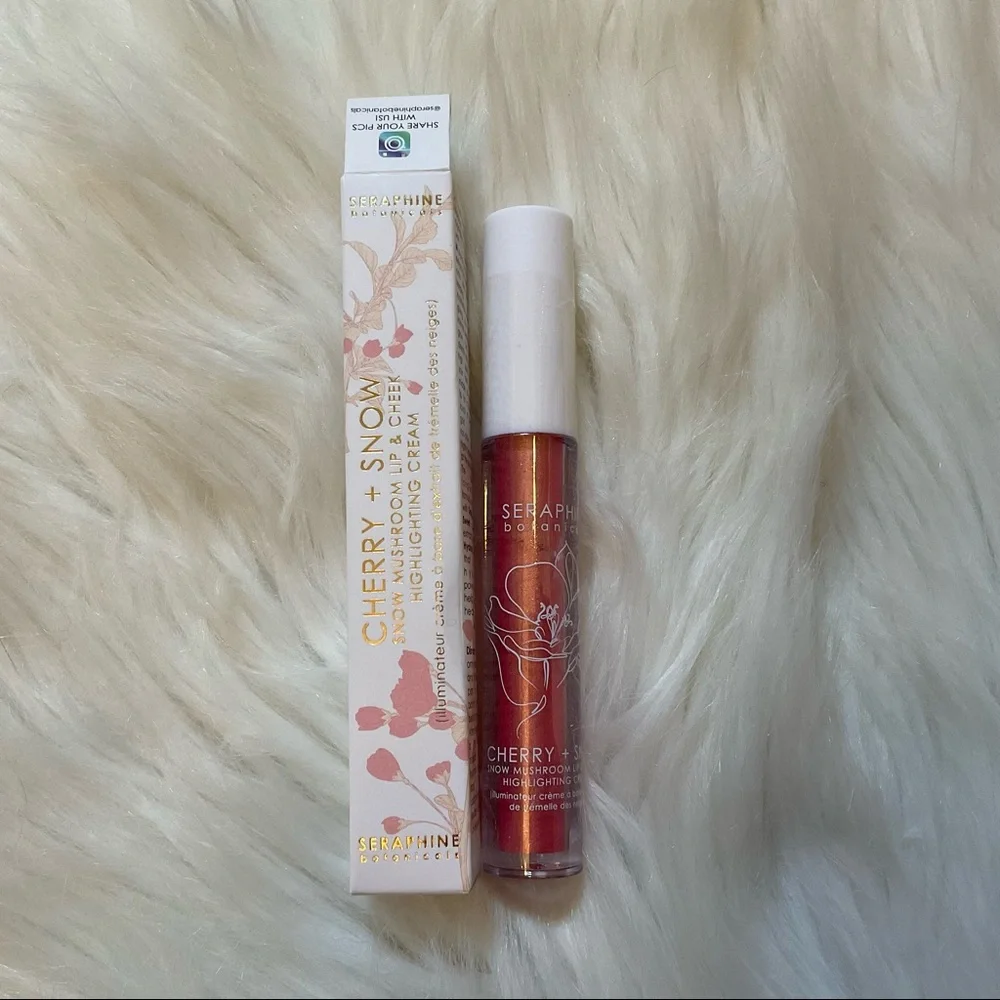 Seraphine Whimsical Wisteria Lip Polish & Cherry + Snow Lip & Cheek Cream New